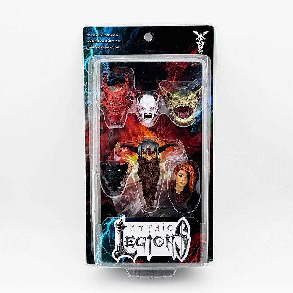 Mythic Legions All Star Trolls Heads Pack 1