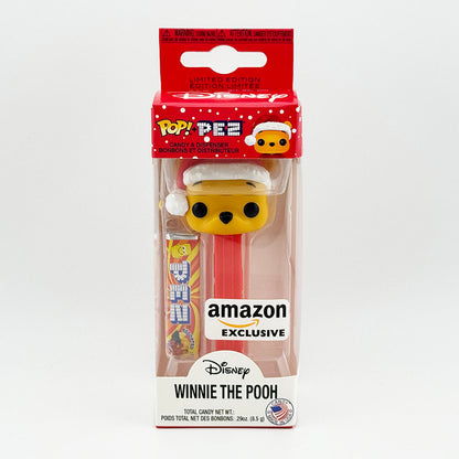 Disney Funko Pop! PEZ Winnie the Pooh Wearing Santa Hat