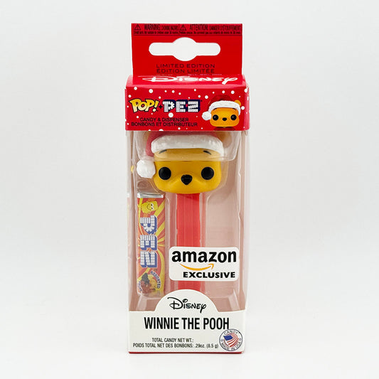 Disney Funko Pop! PEZ Winnie the Pooh Wearing Santa Hat