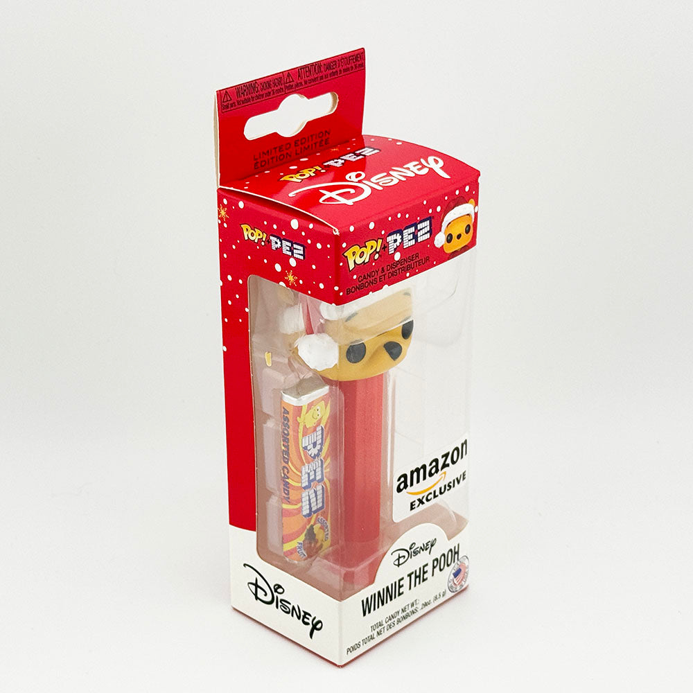 Disney Funko Pop! PEZ Winnie the Pooh Wearing Santa Hat
