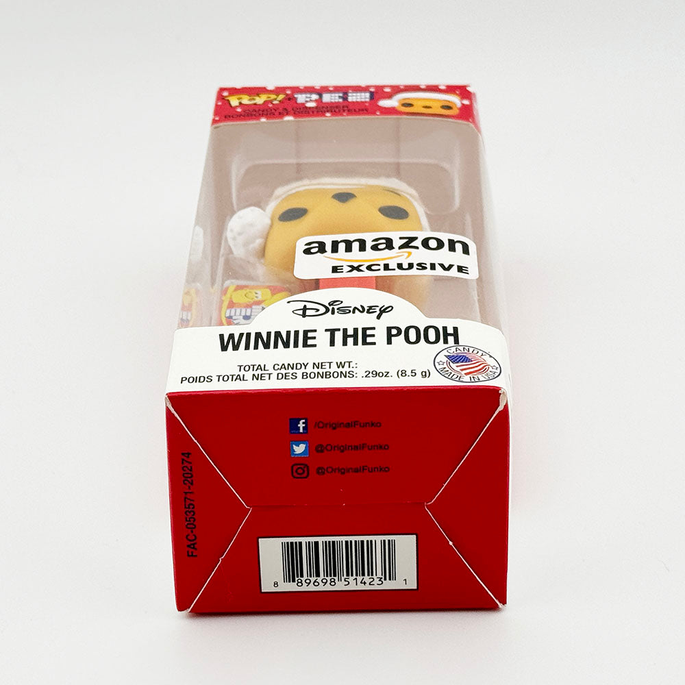 Disney Funko Pop! PEZ Winnie the Pooh Wearing Santa Hat