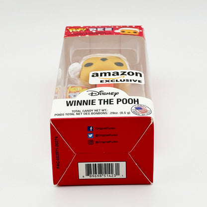 Disney Funko Pop! PEZ Winnie the Pooh Wearing Santa Hat