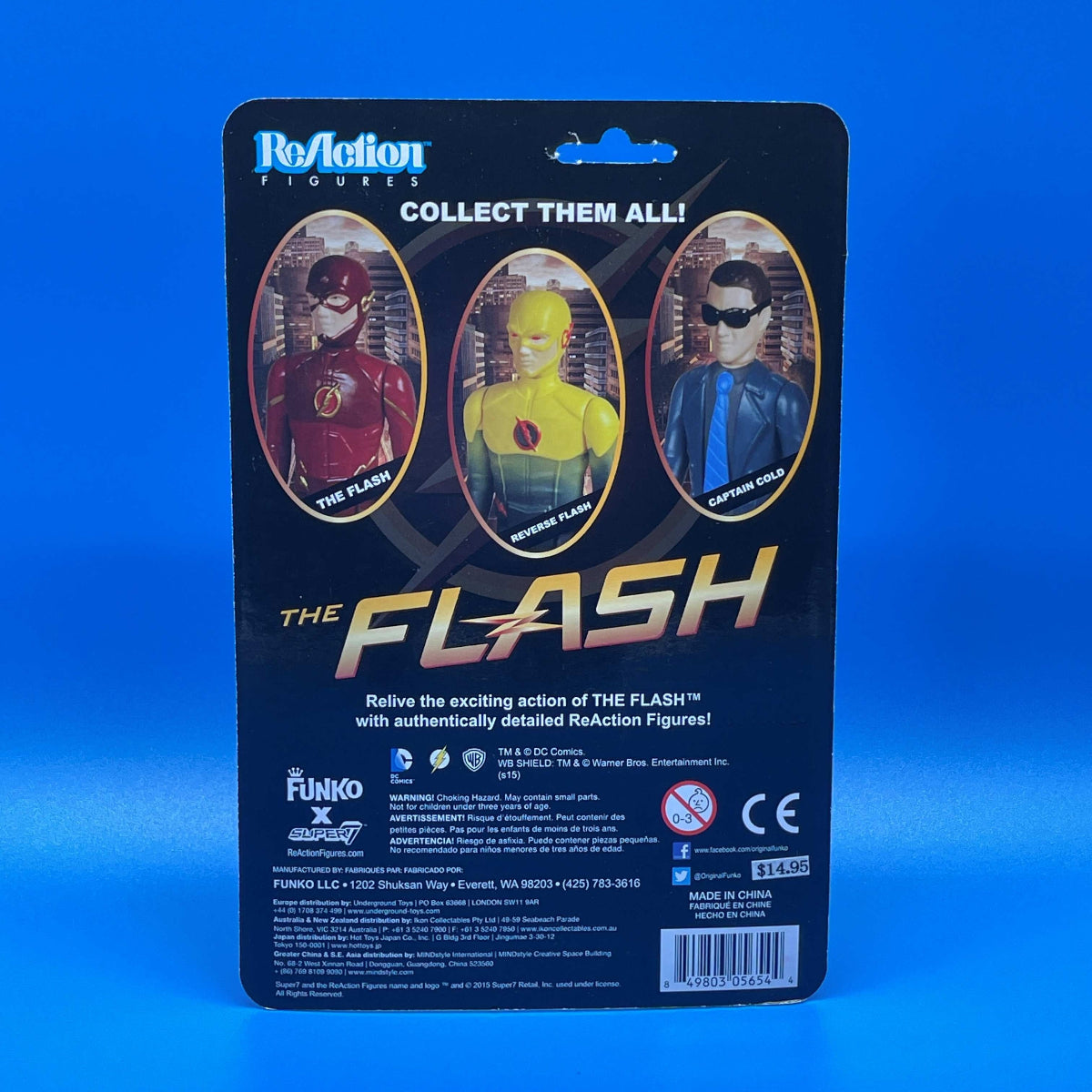 Funko ReAction The Flash TV Series 3.75in Action Figure 2015 Funko Exclusive