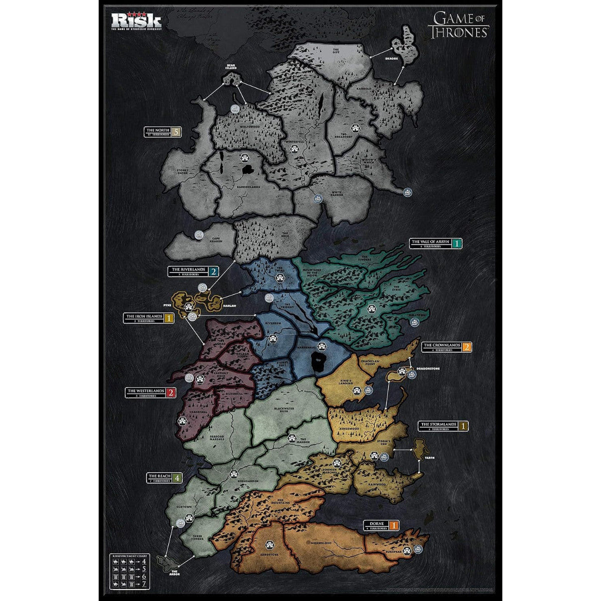 Game of Thrones Risk Board Game