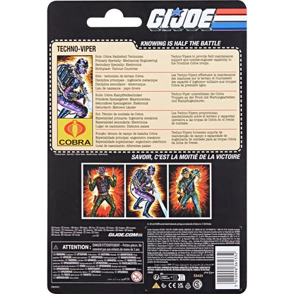 Hasbro G.I. Joe Classified Series Techno-Viper Retro Carded Action Figure