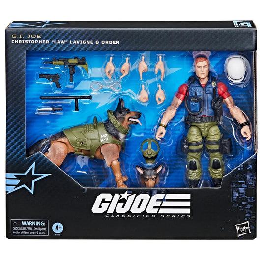 Hasbro G.I. Joe Classified Series Christopher "Law" Lavigne & Order 6-Inch Action Figure