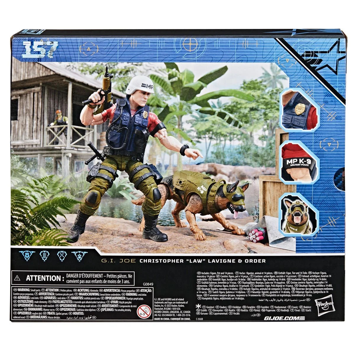 Hasbro G.I. Joe Classified Series Christopher "Law" Lavigne & Order 6-Inch Action Figure