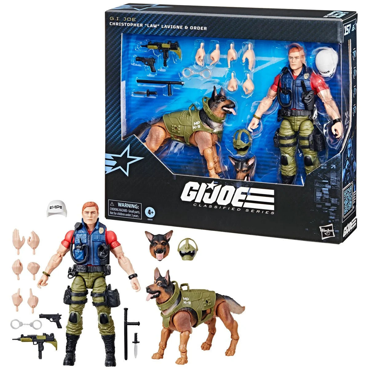 Hasbro G.I. Joe Classified Series Christopher "Law" Lavigne & Order 6-Inch Action Figure