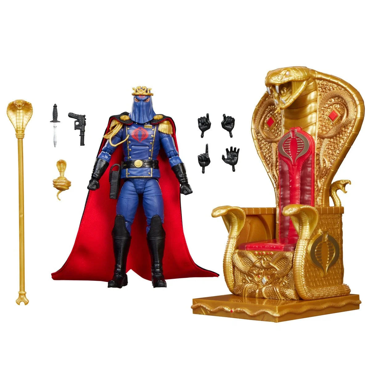 Hasbro G.I. Joe Classified Series Cobra Commander Dress Uniform with Throne 6-Inch Action Figure