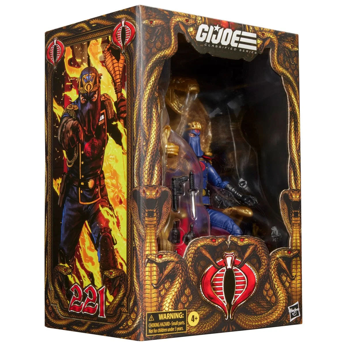 Hasbro G.I. Joe Classified Series Cobra Commander Dress Uniform with Throne 6-Inch Action Figure