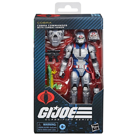 Hasbro G.I. Joe Classified Series Cobra Commander with Combat Armor 6-Inch Action Figure