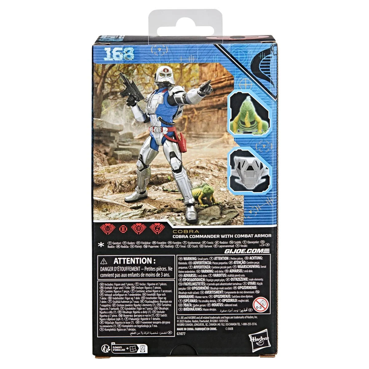 Hasbro G.I. Joe Classified Series Cobra Commander with Combat Armor 6-Inch Action Figure