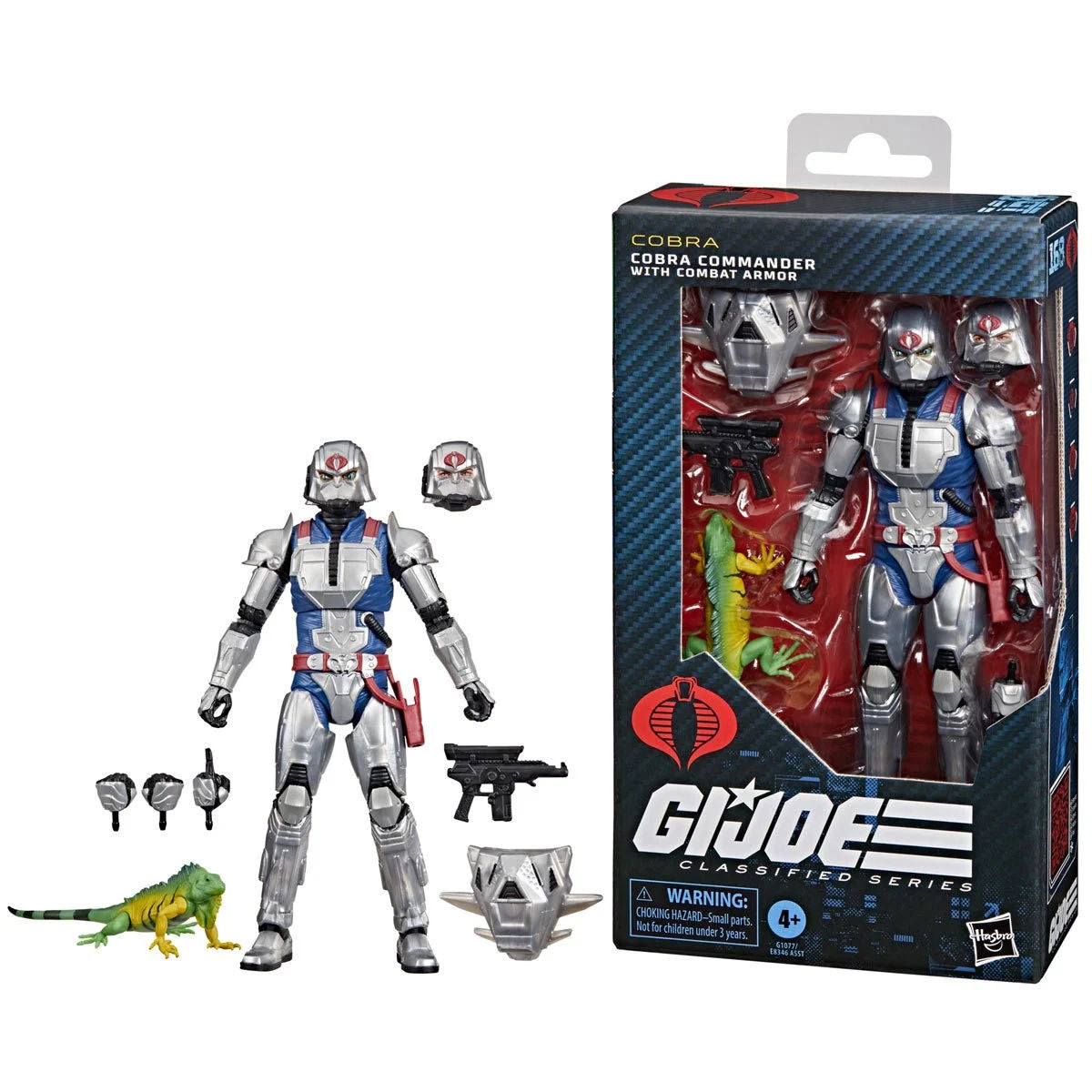 Hasbro G.I. Joe Classified Series Cobra Commander with Combat Armor 6-Inch Action Figure