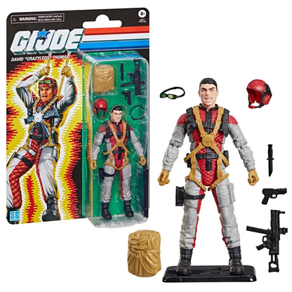 Hasbro G.I. Joe Classified Series David Crazylegs Thomas Retro Carded Action Figure