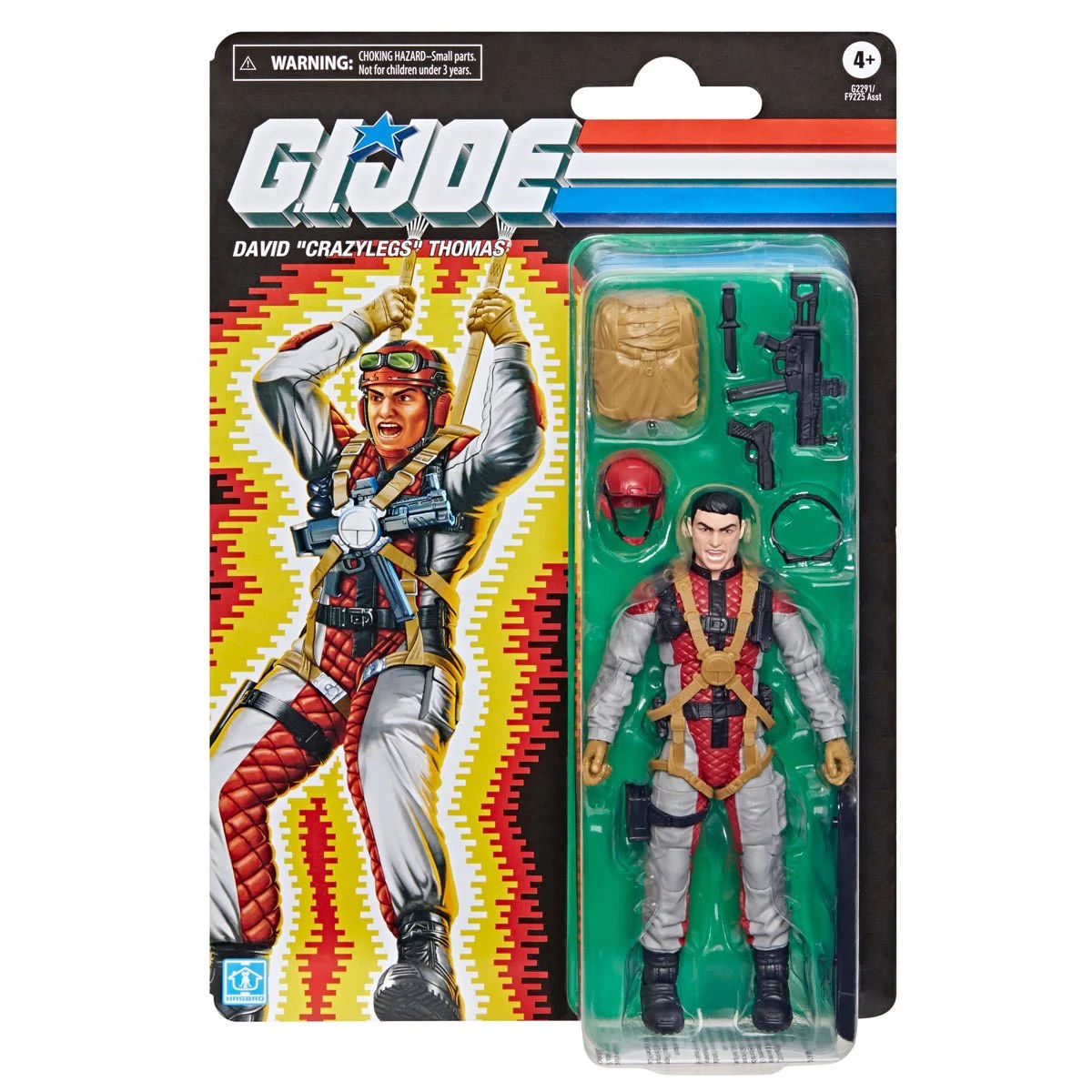 Hasbro G.I. Joe Classified Series David Crazylegs Thomas Retro Carded Action Figure