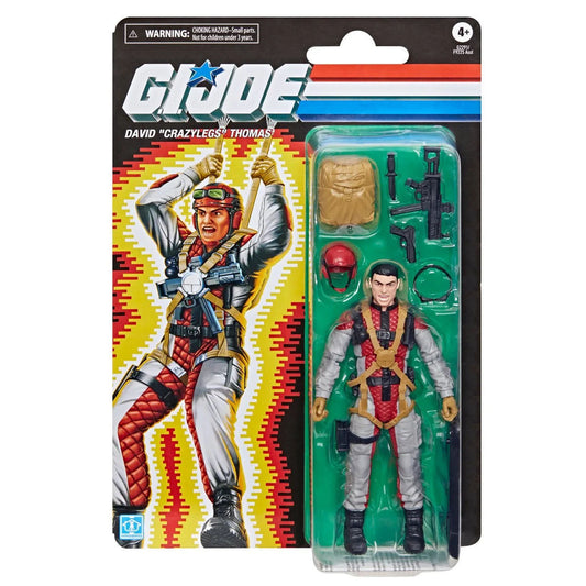 Hasbro G.I. Joe Classified Series David Crazylegs Thomas Retro Carded Action Figure