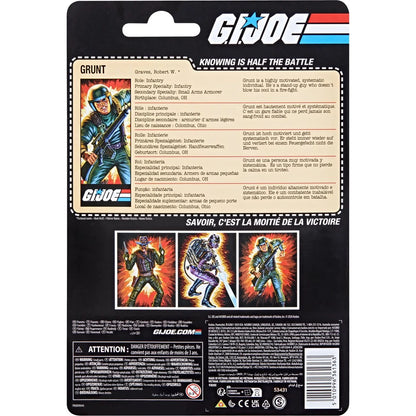 Hasbro G.I. Joe Classified Series Robert Grunt Graves Retro Carded Action Figure
