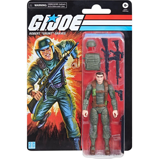 Hasbro G.I. Joe Classified Series Robert Grunt Graves Retro Carded Action Figure