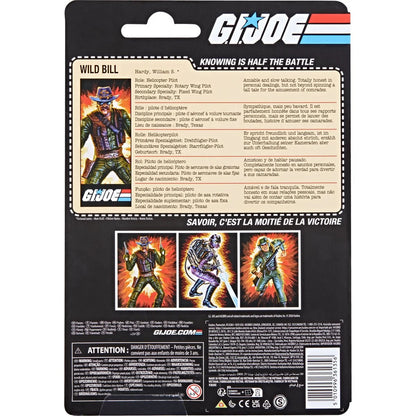 Hasbro G.I. Joe Classified Series Wild Bill Retro Carded Action Figure