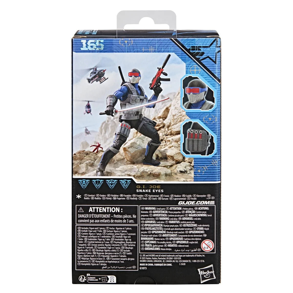 Hasbro G.I. Joe Classified Series Snake Eyes 6-Inch Action Figure