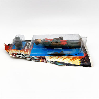 Vintage G.I. Joe Flash Laser Rifle Trooper Action Figure on Cut Card