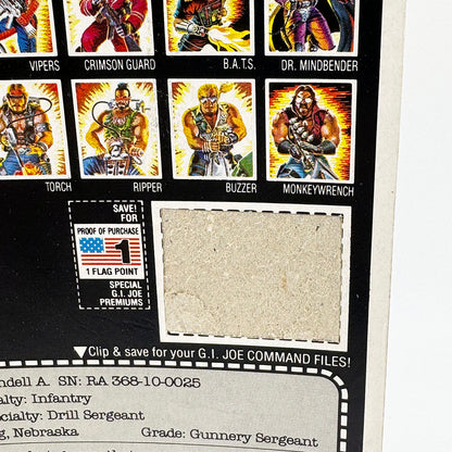 Vintage G.I. Joe Leatherneck Marine Carded Action Figure