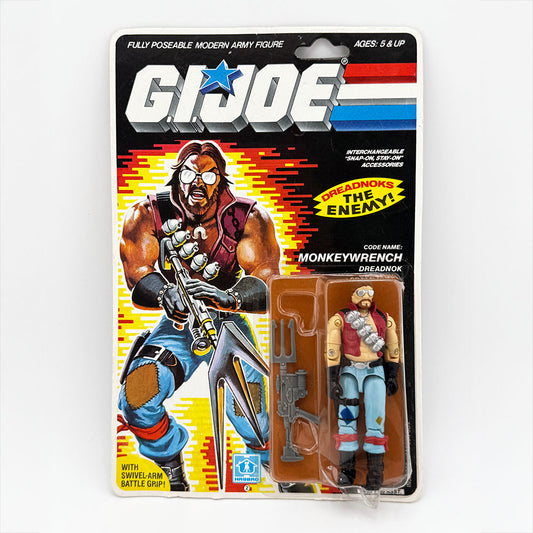 Vintage G.I. Joe Monkeywrench Dreadnok Carded Action Figure