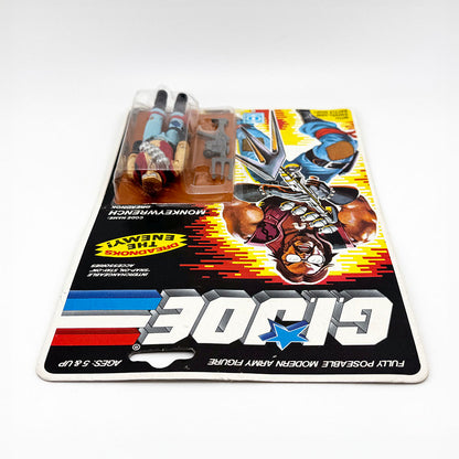 Vintage G.I. Joe Monkeywrench Dreadnok Carded Action Figure