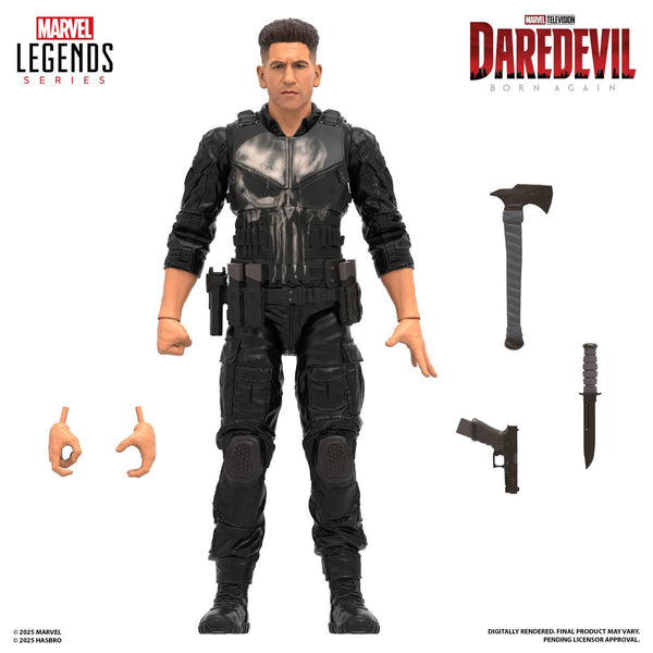 Hasbro Daredevil: Born Again Marvel Legends Series Punisher 6-Inch Action Figure