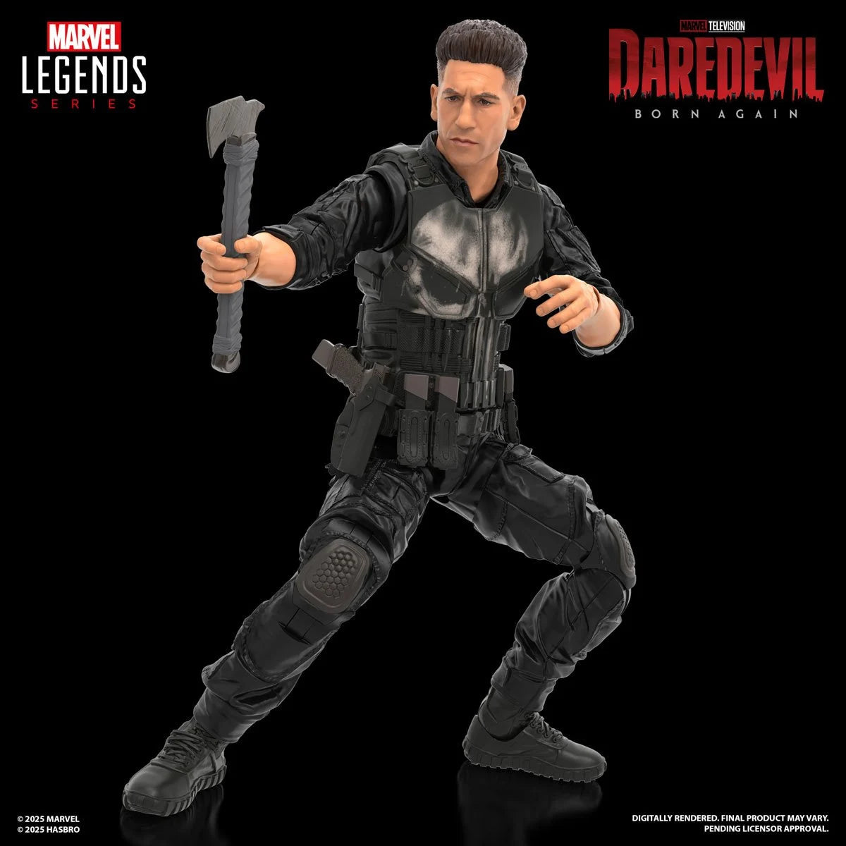 Hasbro Daredevil: Born Again Marvel Legends Series Punisher 6-Inch Action Figure