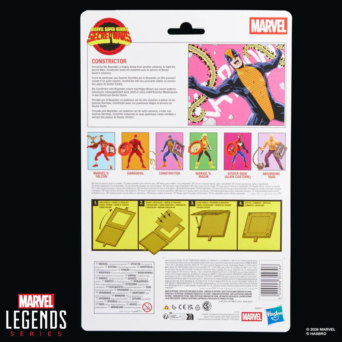 Marvel Legends Secret Wars Constrictor Retro Carded Action Figure