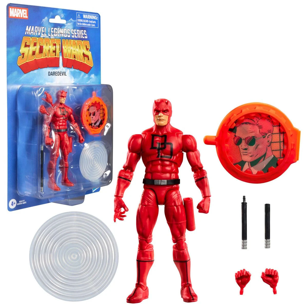 Marvel Legends Secret Wars Daredevil Retro Carded Action Figure