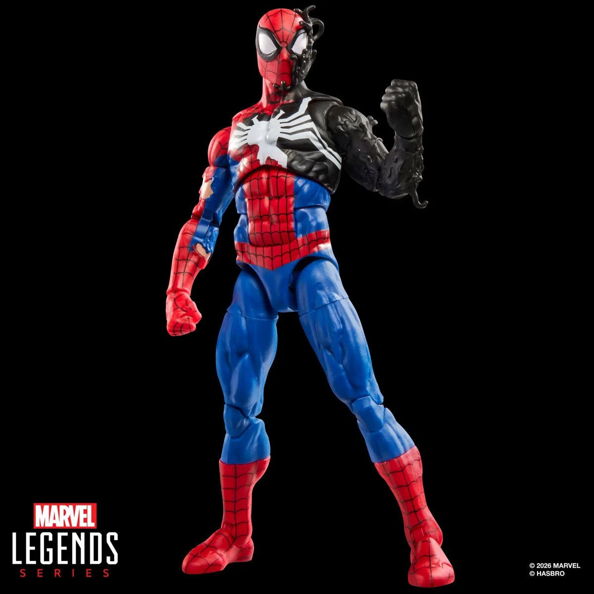 Marvel Legends Secret Wars Spider-Man Alien Costume Retro Carded Action Figure