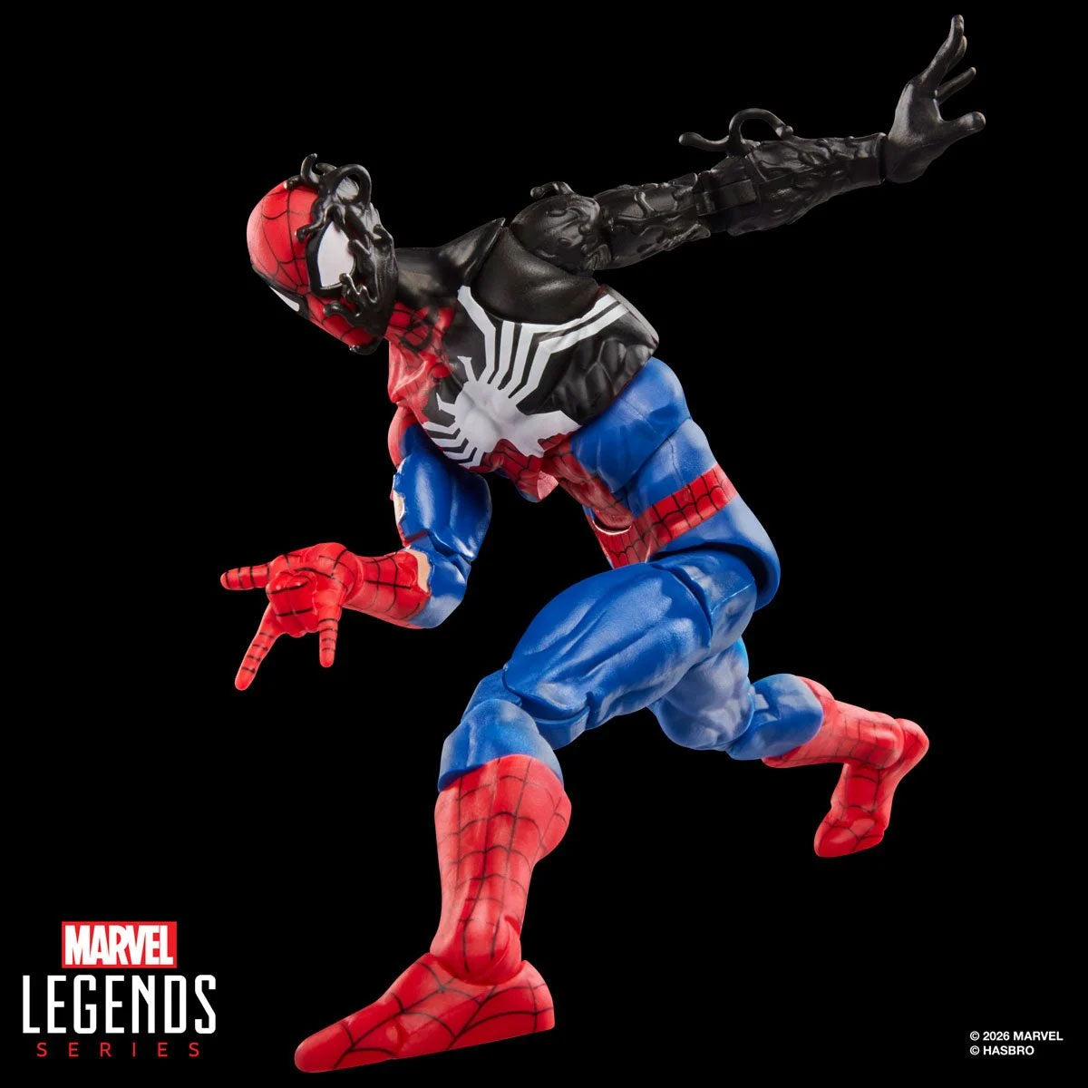 Marvel Legends Secret Wars Spider-Man Alien Costume Retro Carded Action Figure