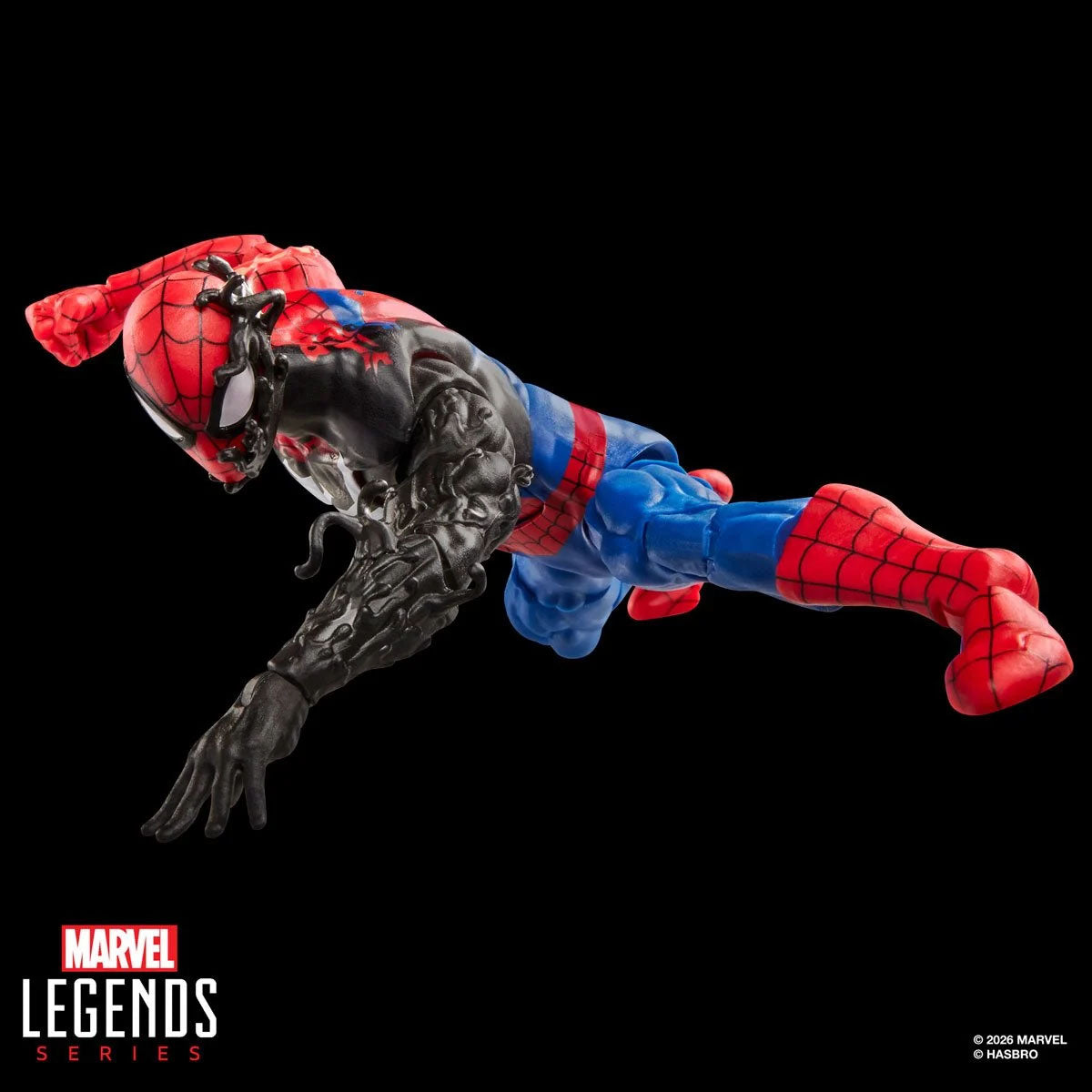 Marvel Legends Secret Wars Spider-Man Alien Costume Retro Carded Action Figure