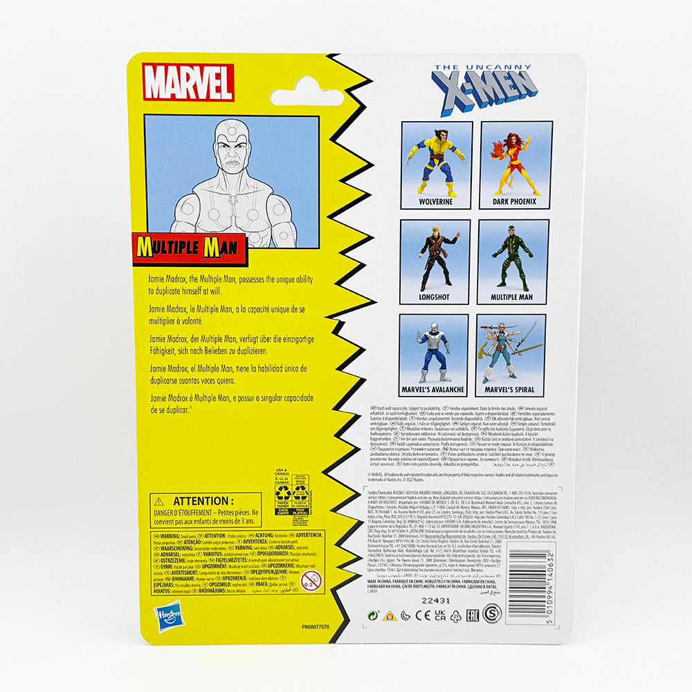 Marvel Legends The Uncanny X-Men Retro Carded Multiple Man Action Figure