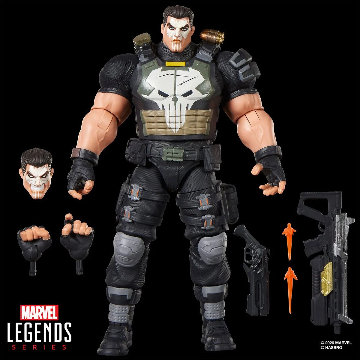 Hasbro Marvel Legends Rivals Series Punisher 6 Inch Action Figure