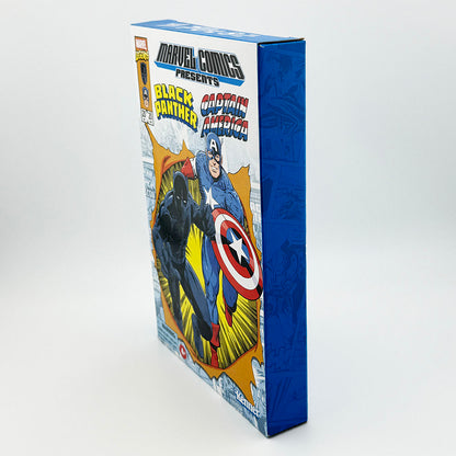 Marvel Legends Retro 3 3/4" Black Panther and Captain America Action Figures
