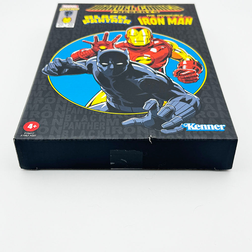 Marvel Legends Retro 3 3/4" Black Panther and Iron Man Action Figures