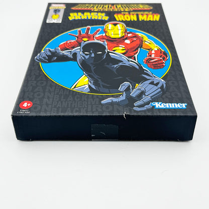 Marvel Legends Retro 3 3/4" Black Panther and Iron Man Action Figures