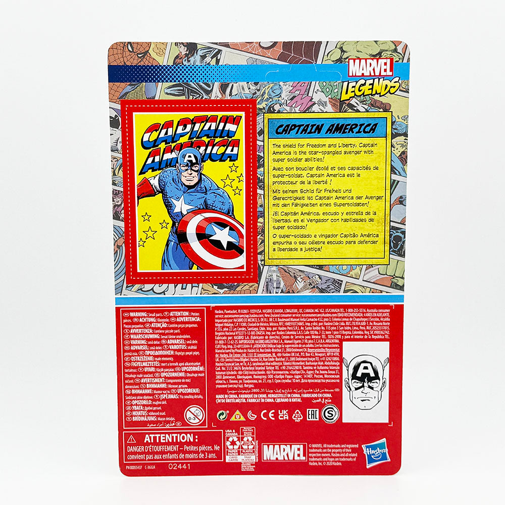 Marvel Legends Retro 3 3/4" Captain America 1st Edition Action Figure