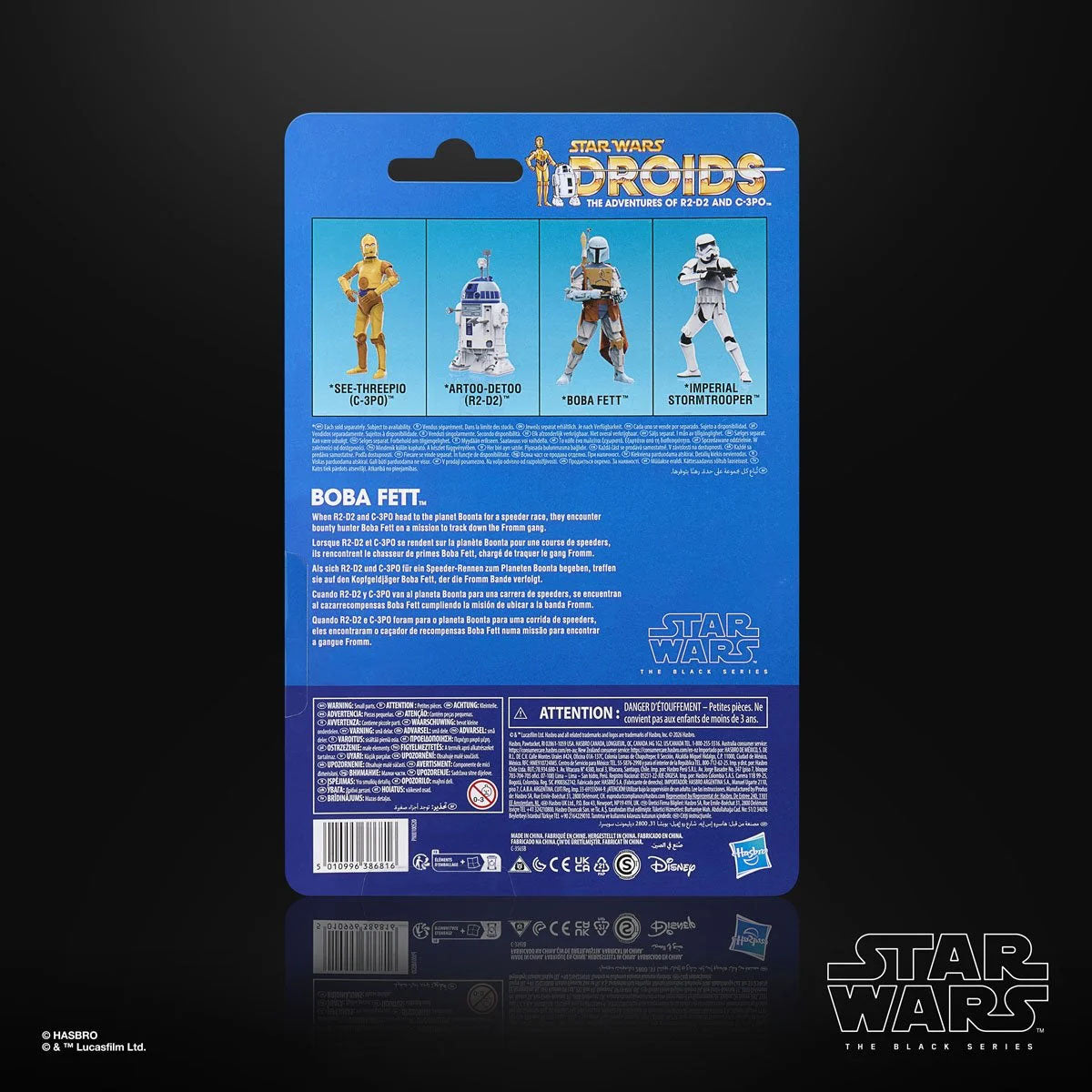 Hasbro Kenner Star Wars Droids Boba Fett Retro Collection Carded Action Figure