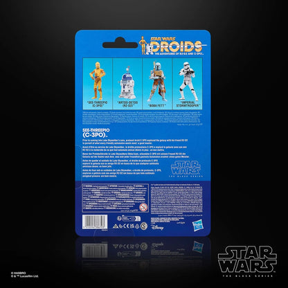 Hasbro Kenner Star Wars Droids See-Threepio C-3PO Retro Collection Carded Action Figure