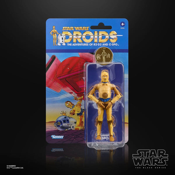 Hasbro Kenner Star Wars Droids See-Threepio C-3PO Retro Collection Carded Action Figure