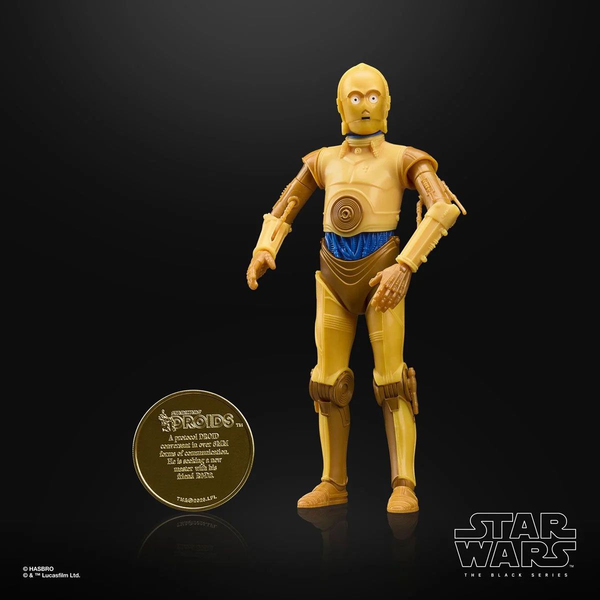 Hasbro Kenner Star Wars Droids See-Threepio C-3PO Retro Collection Carded Action Figure