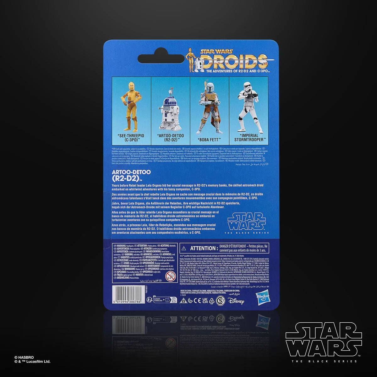Hasbro Kenner Star Wars Droids Artoo-Detoo R2-D2 Retro Collection Carded Action Figure