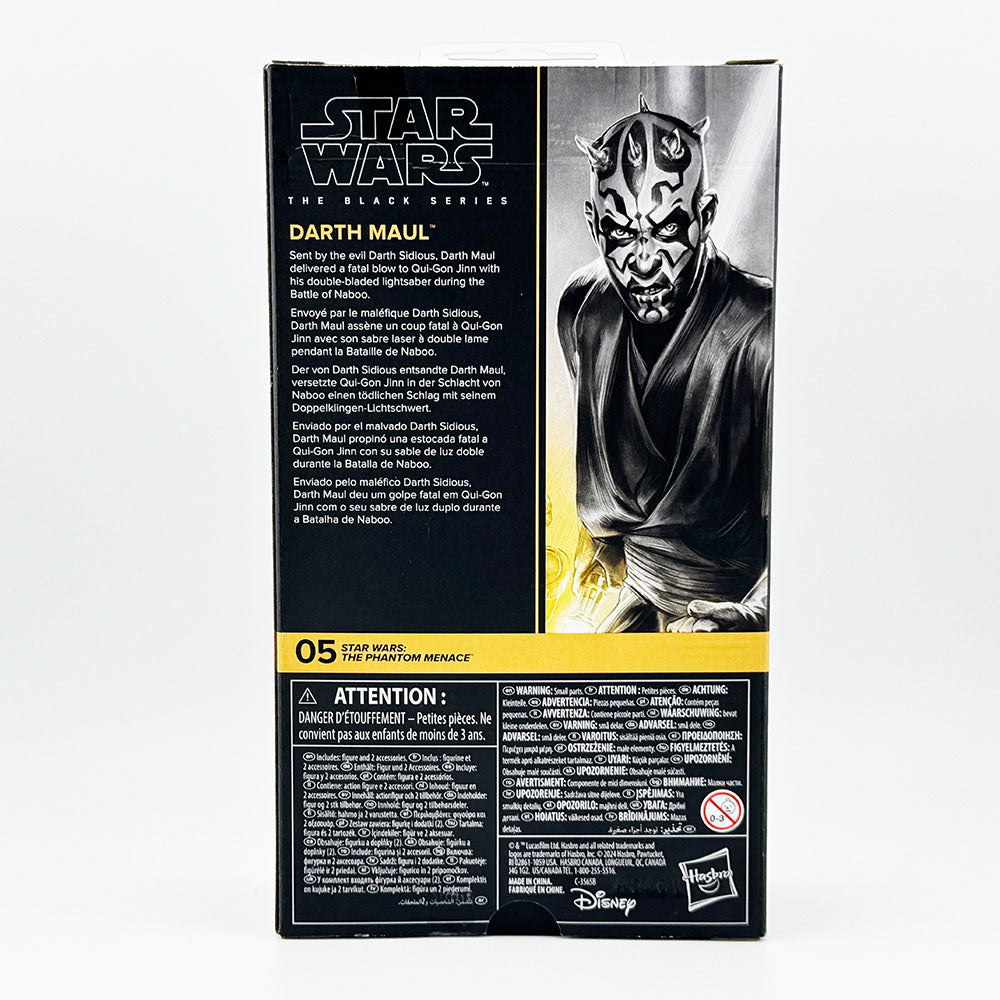 Hasbro Star Wars Black Series The Phantom Menace Darth Maul Action Figure