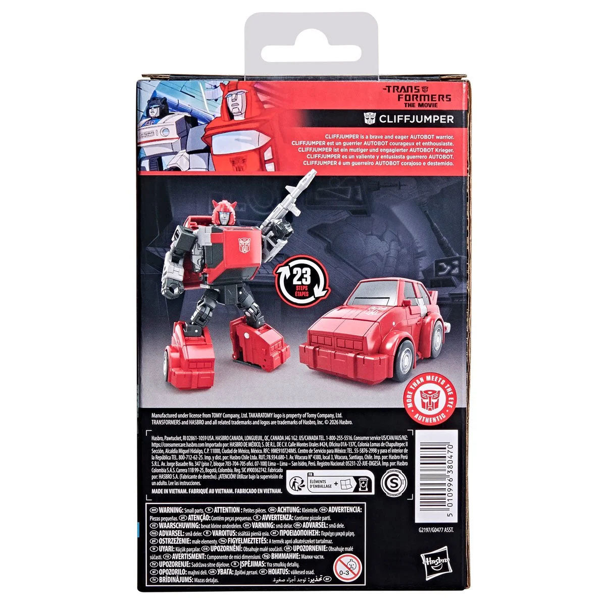 Transformers Studio Series 86 Cliffjumper The Movie Action Figure