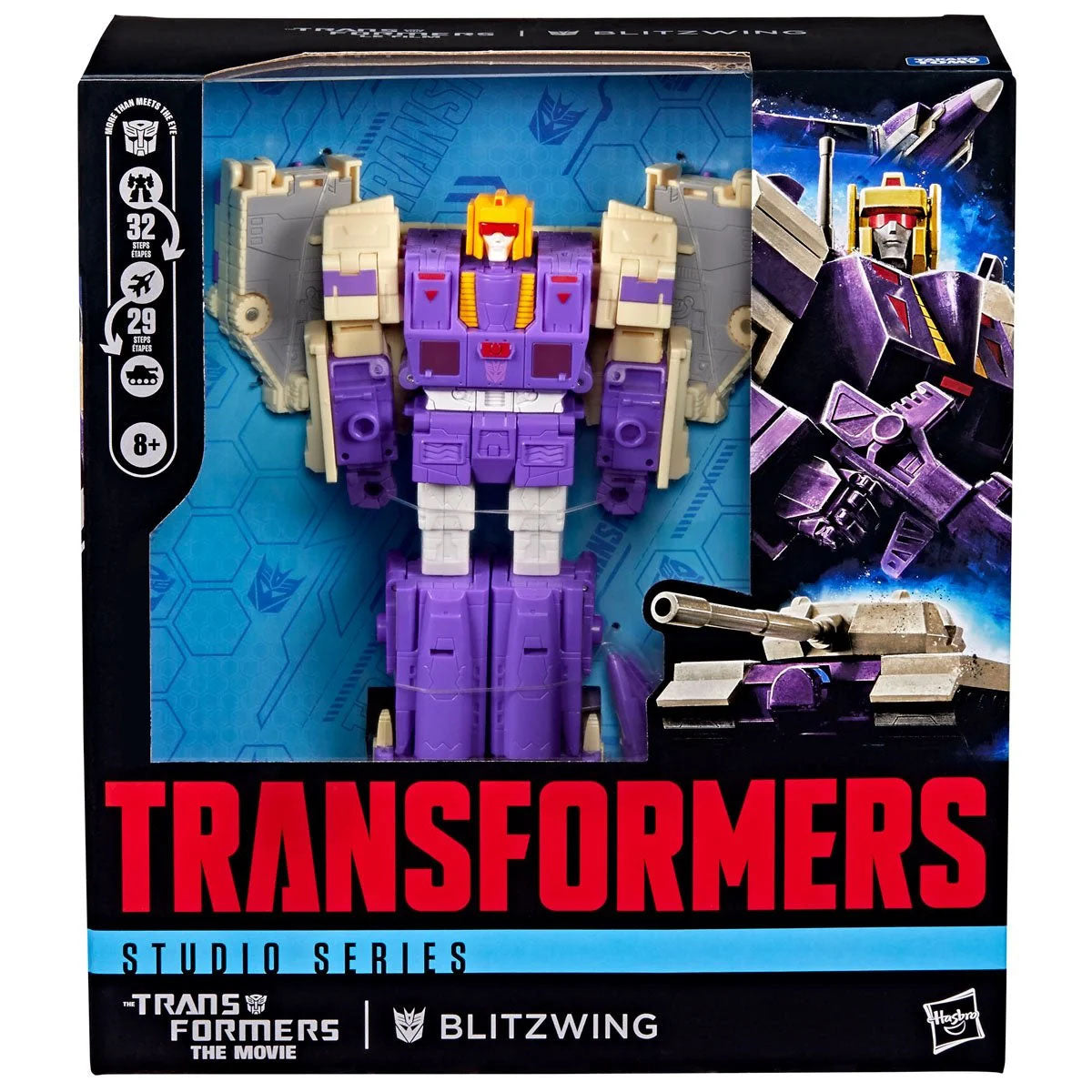 Transformers Studio Series 86 Blitzwing The Movie Action Figure