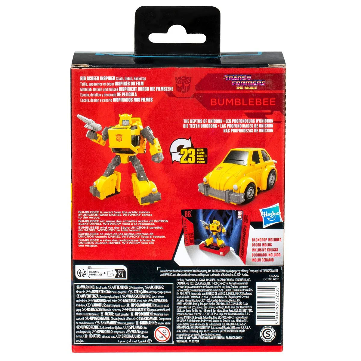 Transformers Studio Series 86 Bumblebee The Movie Action Figure